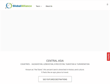 Tablet Screenshot of global-alliance.com.my